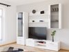 Ensemble de salon Tornola 114 (Blanc + Blanc brillant)
