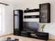 Ensemble de salon Tornola 114 (Noir + Noir brillant)