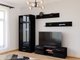 Ensemble de salon Tornola 117 (Noir + Noir brillant)