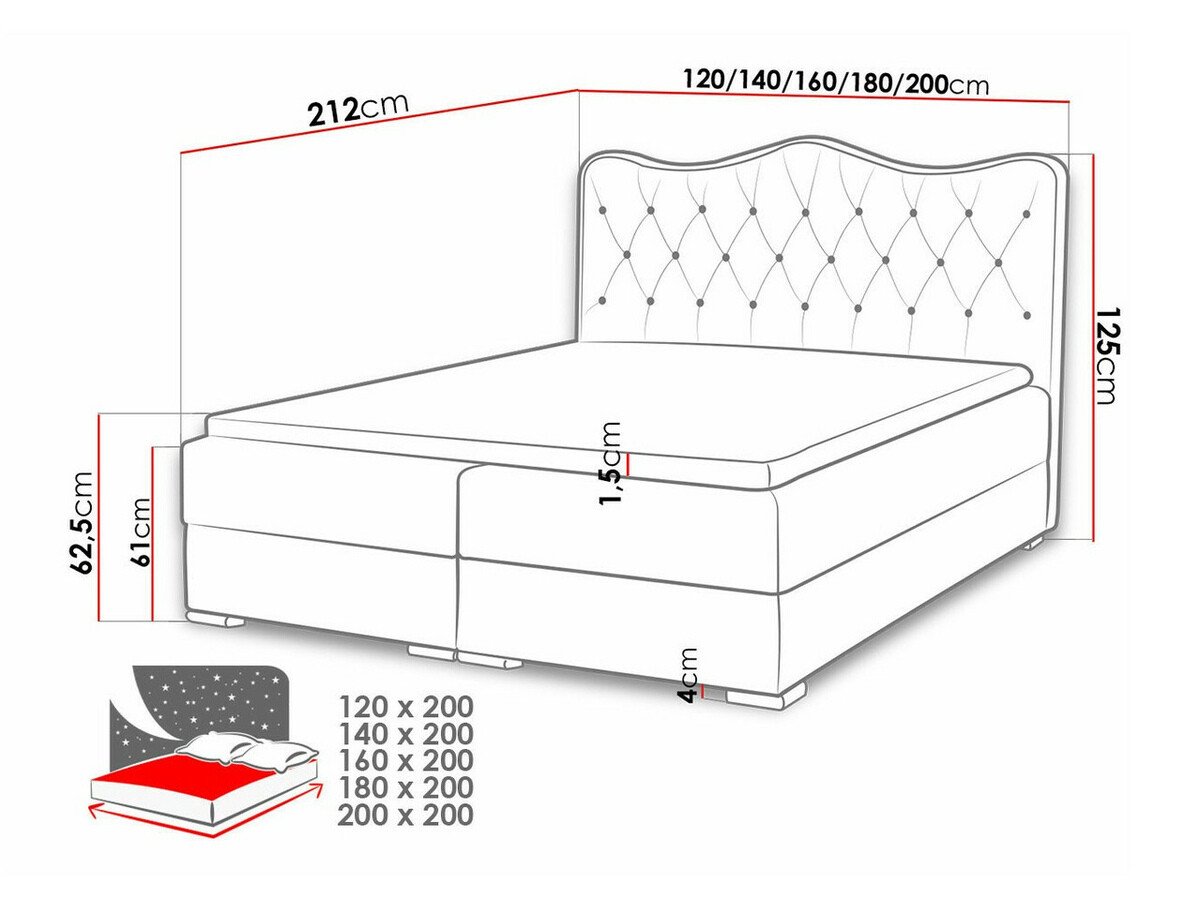 Lit boxspring Tectum (Soft 010A)