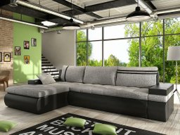 Canapé d'angle Temple 100 (Soft 011 + Lawa 05)