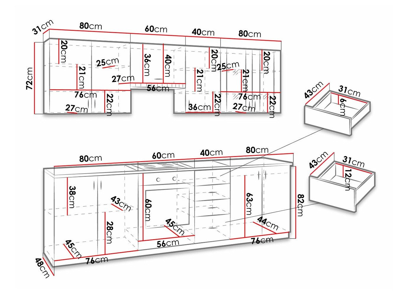 Cuisine complète Tucson 166