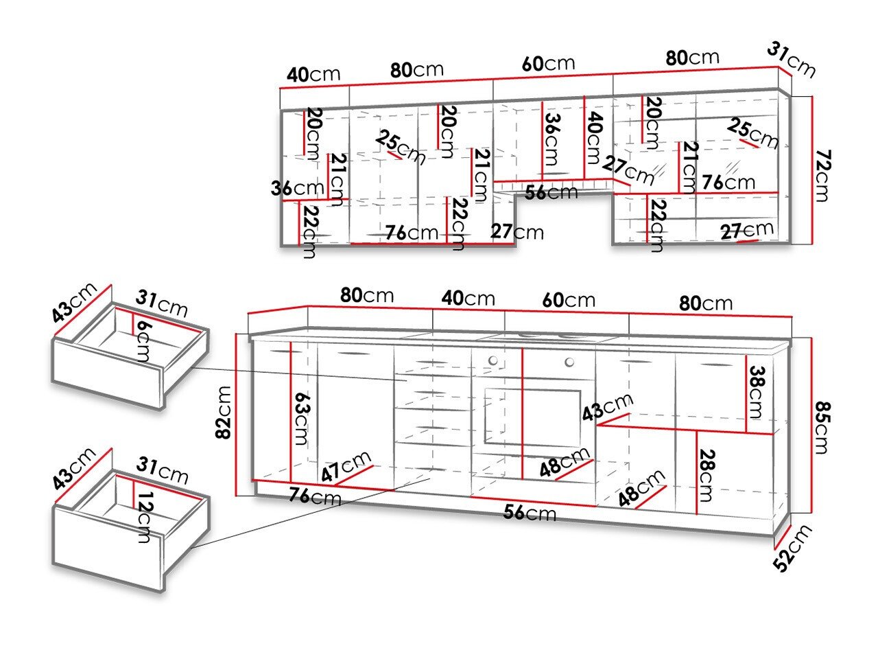 Cuisine complète Tucson 167