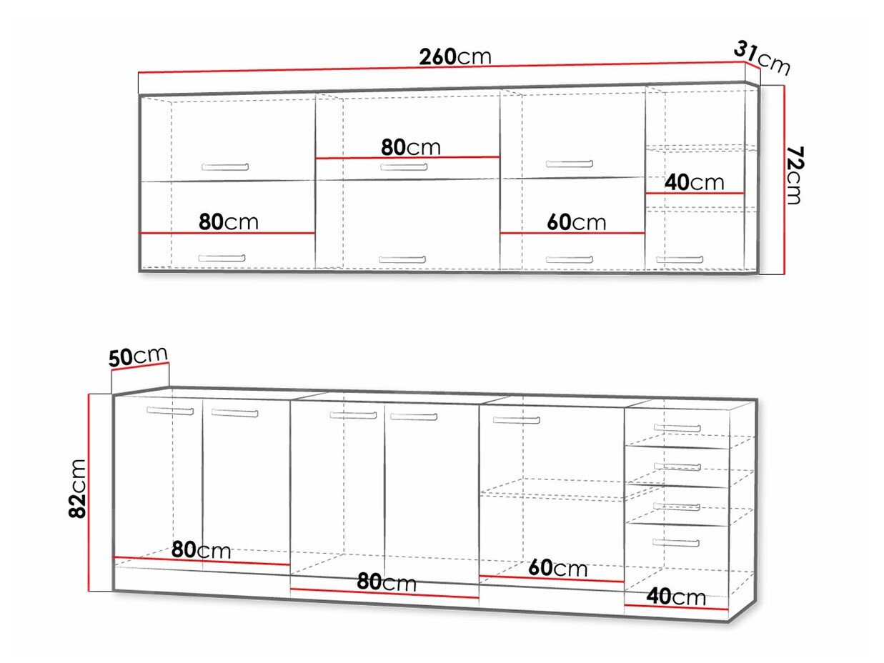 Cuisine complète modulaire Multi Cream 123