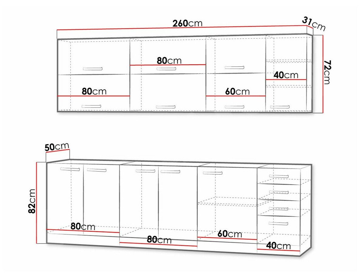 Cuisine complète modulaire Multi Cream 123