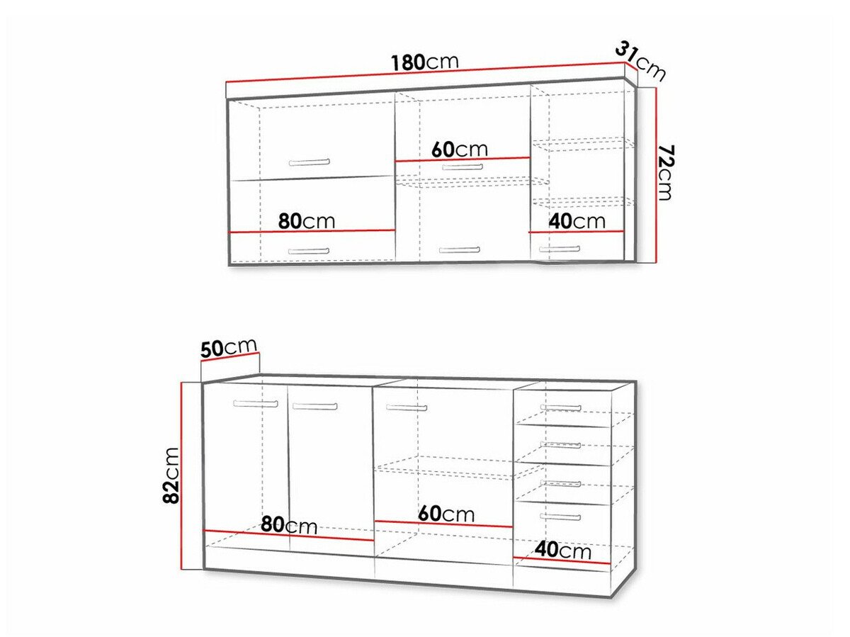 Cuisine complète modulaire Multi Cream 124