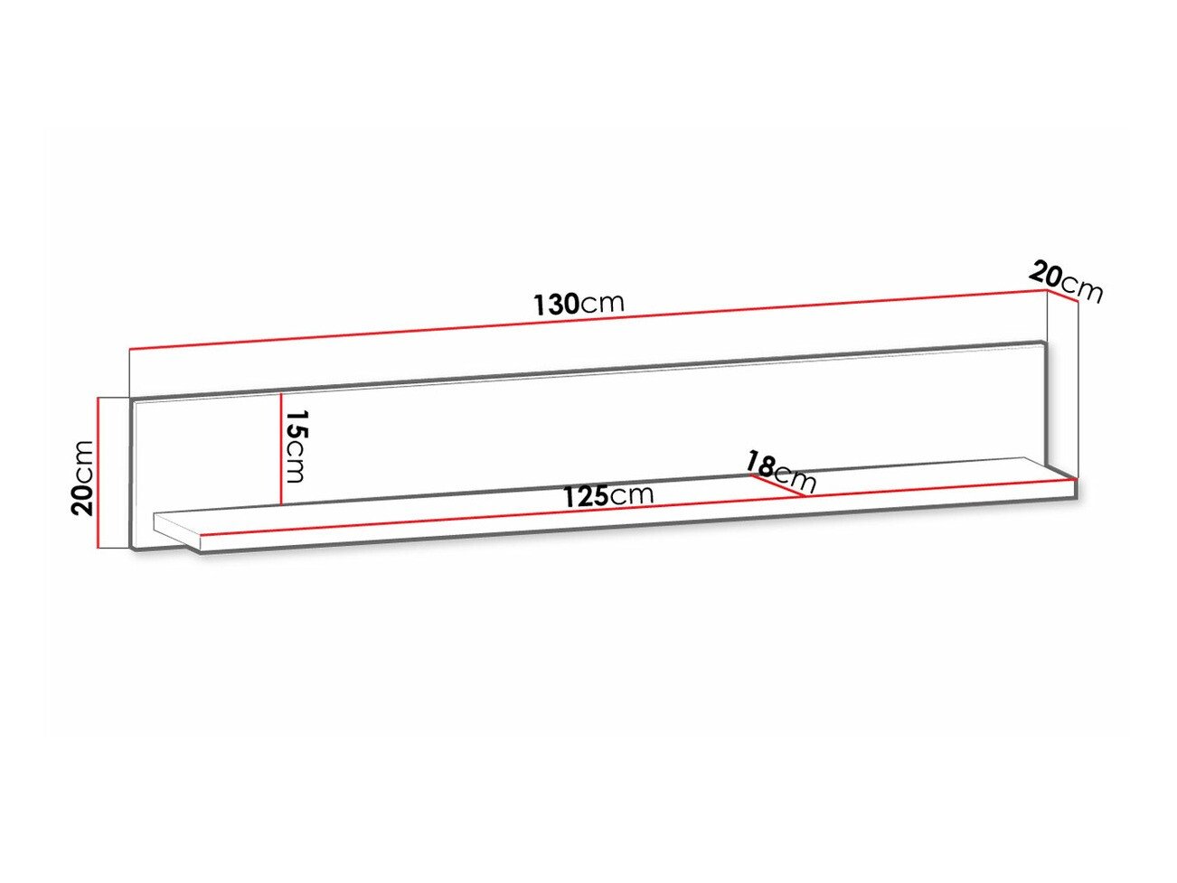 Étagère murale Ferdore 152