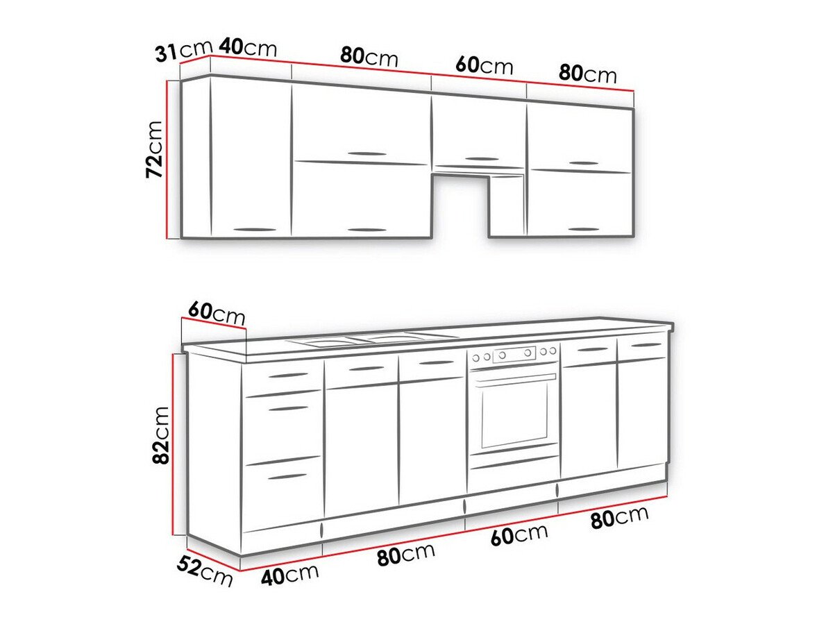 Cuisine complète modulaire Wood White 138