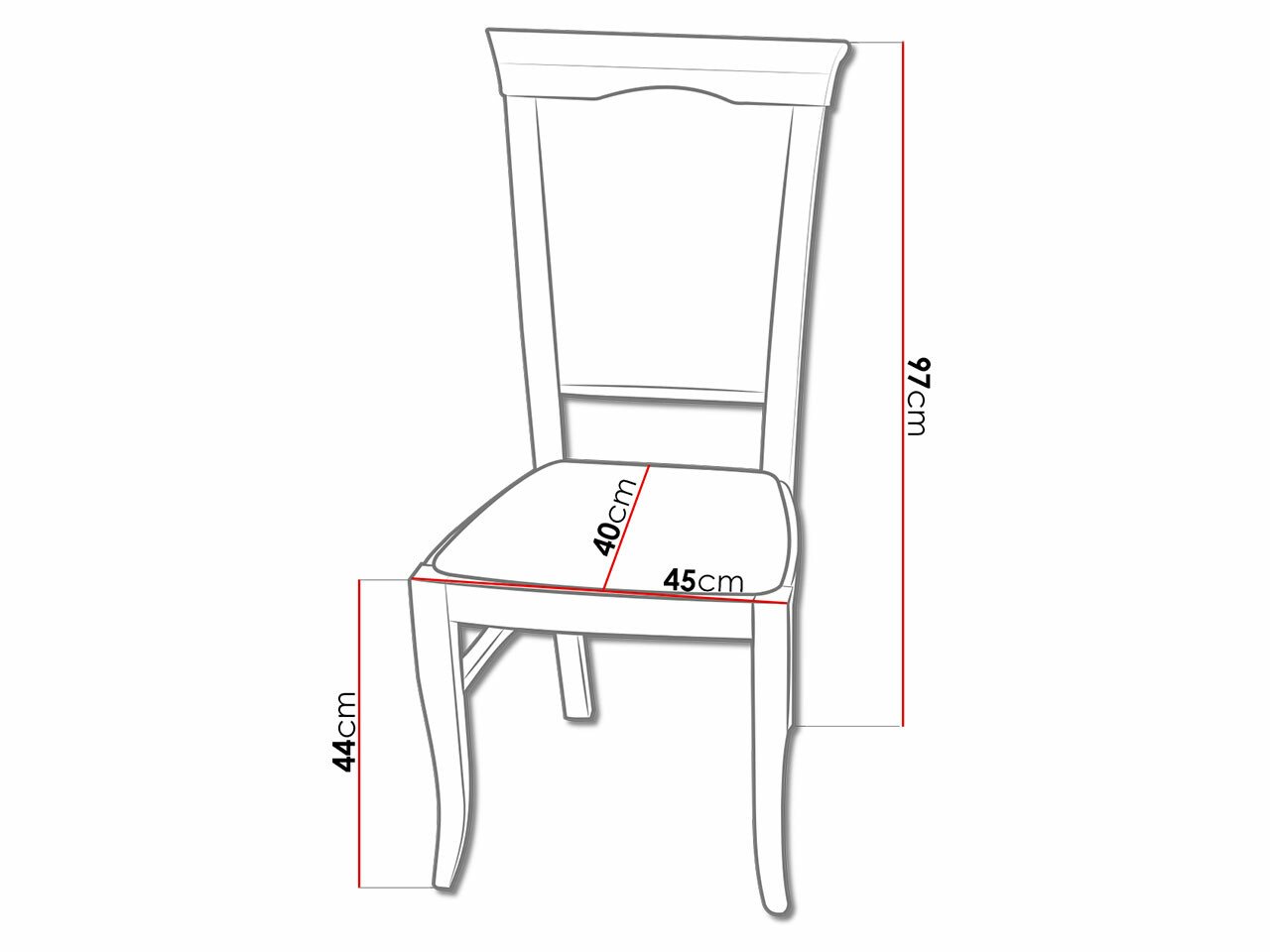 Chaise Sparks 157 (Blanc)
