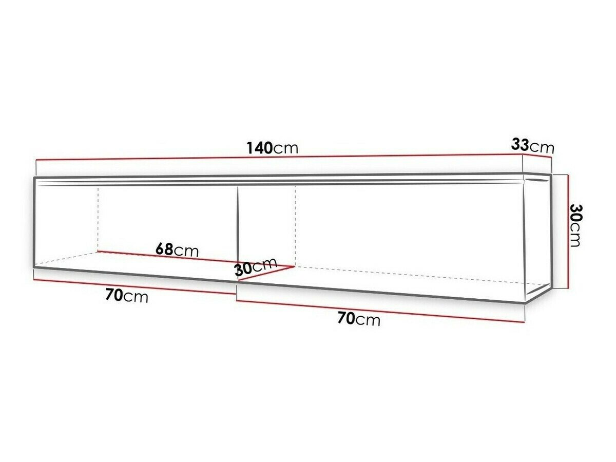 Meuble TV Scientia (Chêne wotan)
