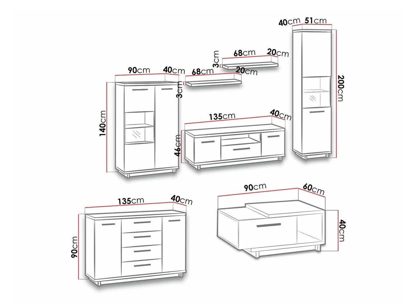 Ensemble de salon Morlira 115