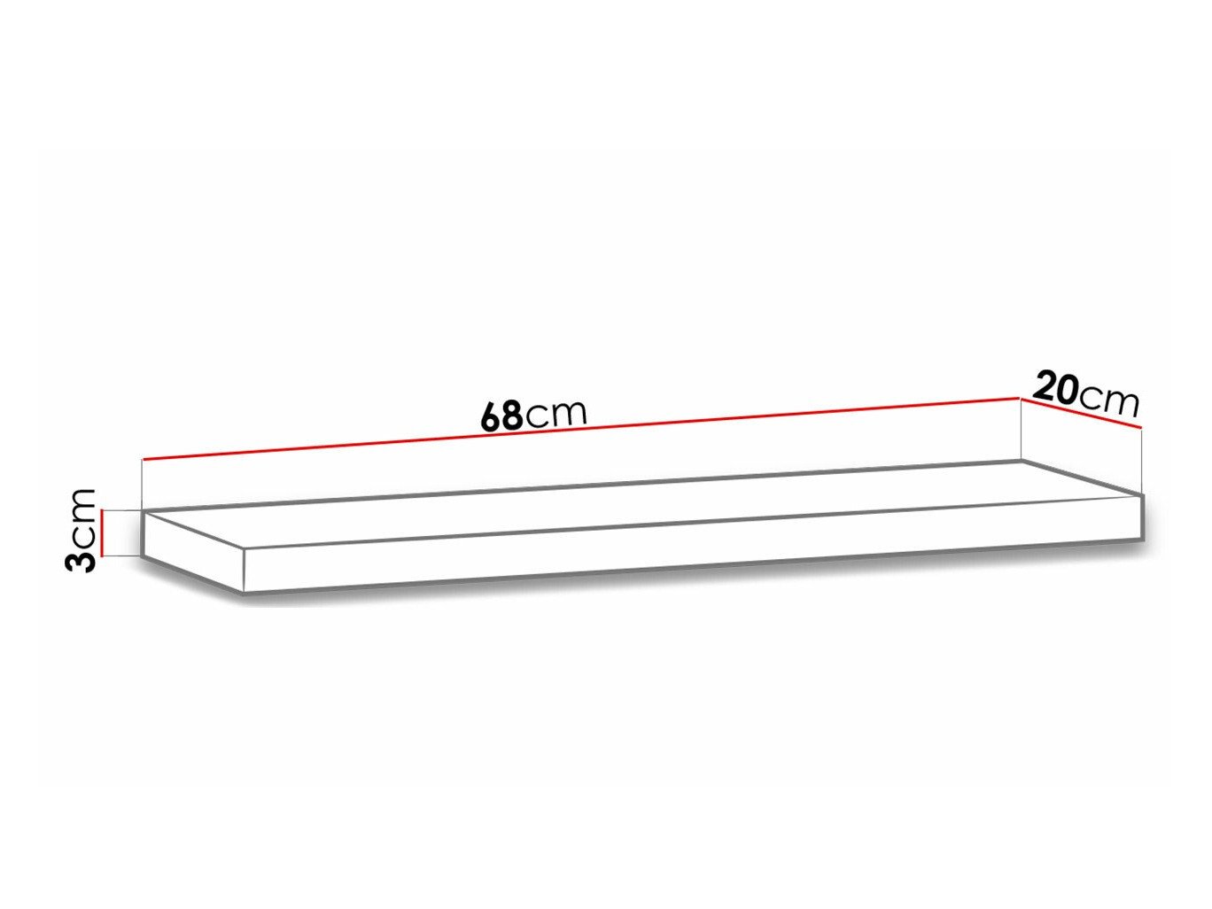 Étagère murale Morlira 104