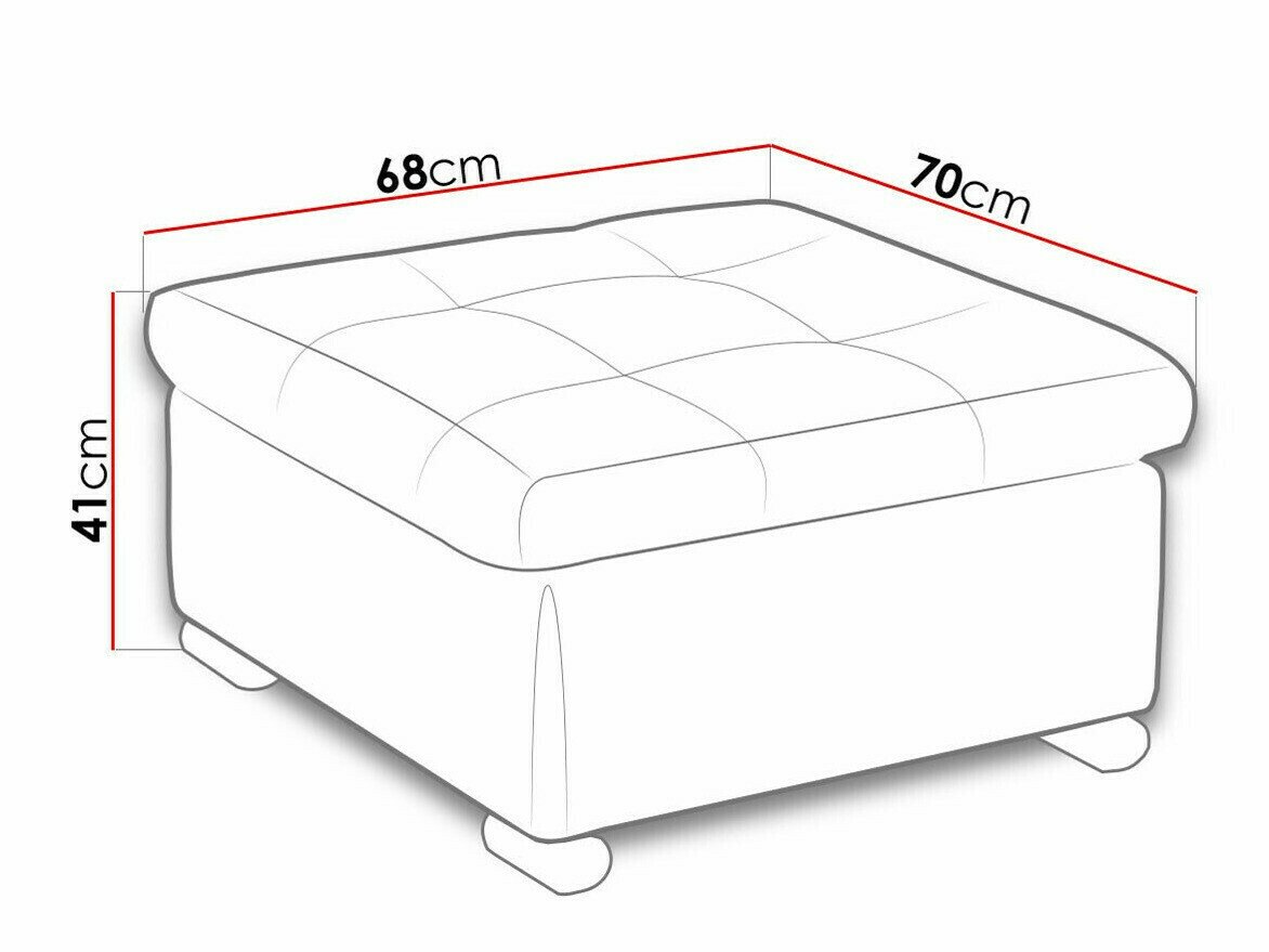 Pouf Comfivo Gemma (Lux 06 + Lux 05)