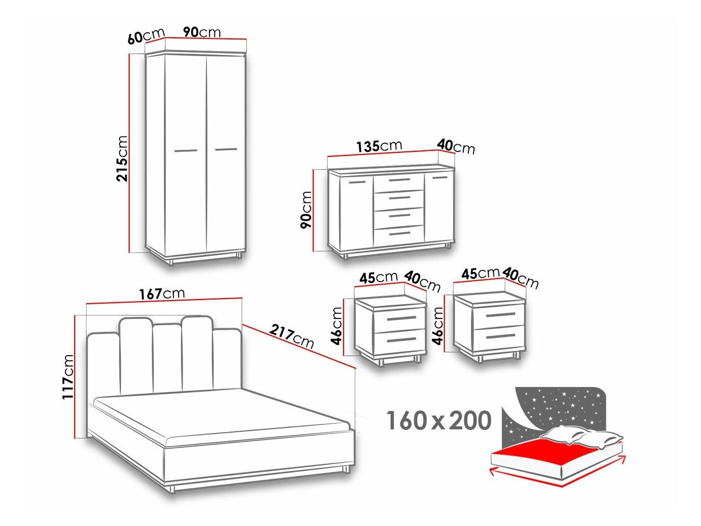 Ensemble de chambre Morlira 116