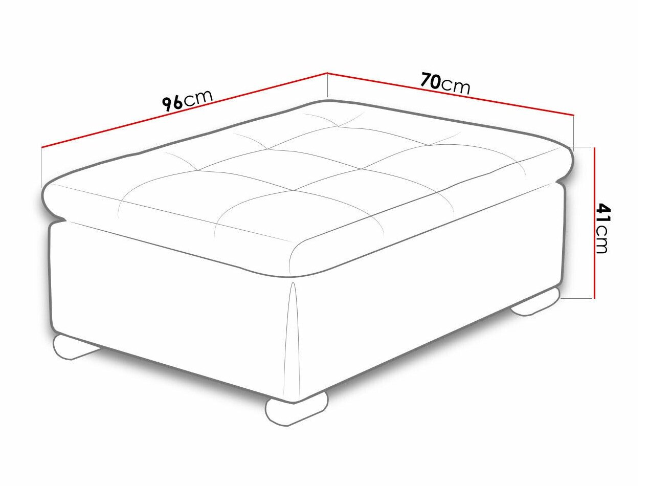 Banc rembourré Comfivo Gemma I (Lux 06)