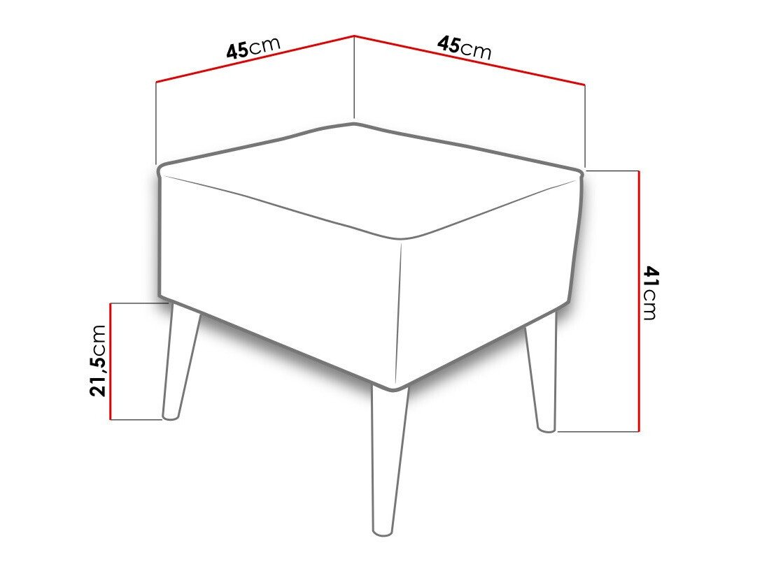 Pouf Comfivo Ulmus I (Kronos 07)