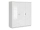 Armoire Fivale 116 (Blanc brillant + Blanc)