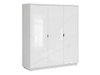 Armoire Fivale 116 (Blanc brillant + Blanc)