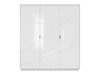 Armoire Fivale 116 (Blanc brillant + Blanc)
