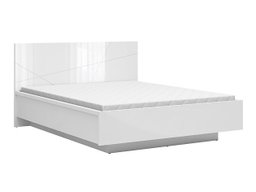 Lit Fivale 122 (Blanc brillant + Blanc)