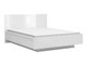 Lit Fivale 122 (Blanc brillant + Blanc)
