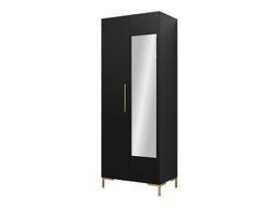 Armoire Tivsoa 110 (Noir + Doré)