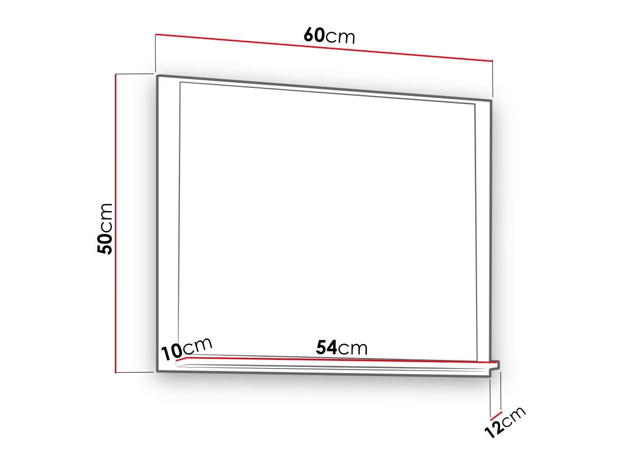 Miroir de salle de bain Velum (Chêne Artisan)