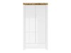 Armoire Sonsoru 110 (Blanc + Blanc brillant + Chêne wotan)