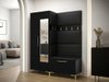 Armoire Tivsoa 110 (Noir + Doré)