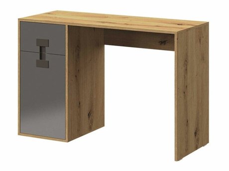 Bureau Florevi 100 (Gris brillant + Chêne Artisan)