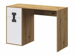 Bureau Florevi 100 (Mat blanc + Chêne Artisan)