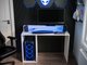 Bureau de gaming Hartford 324 (Blanc)