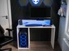 Bureau de gaming Lila I (Blanc)