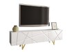 Meuble TV Mavmave 100 (Blanc + Blanc brillant)