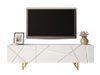 Meuble TV Mavmave 100 (Blanc + Blanc brillant)