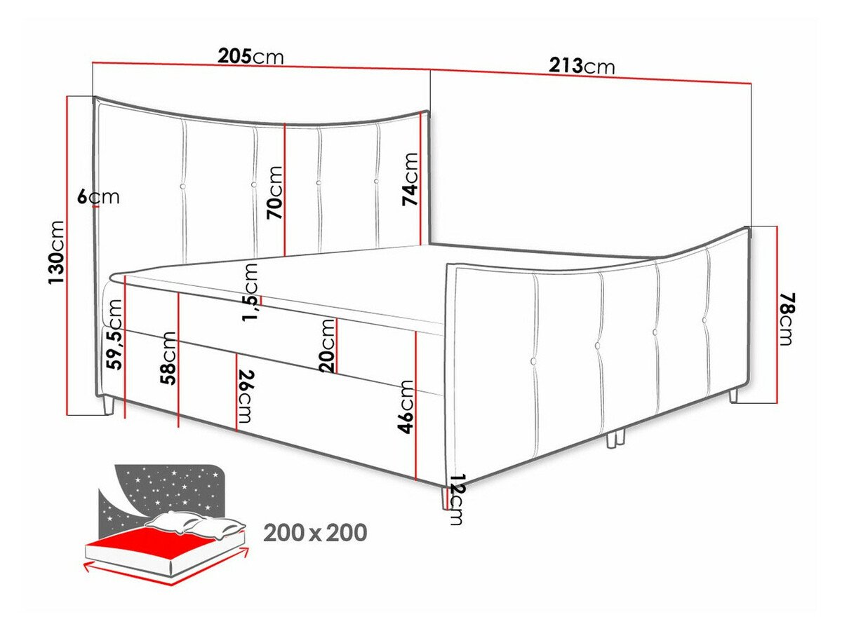 Lit boxspring Fons (Fresh 11)