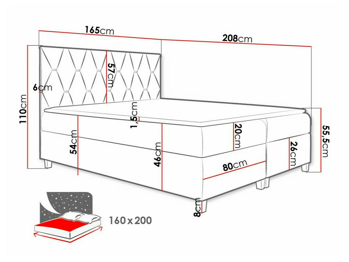Lit boxspring Nemus (Fresh 4)