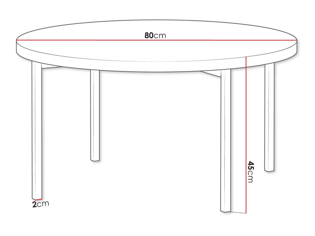 Table basse Providence 178 (Noir)