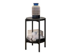 Table d'appoint Providence 179 (Noir brillant + Noir)