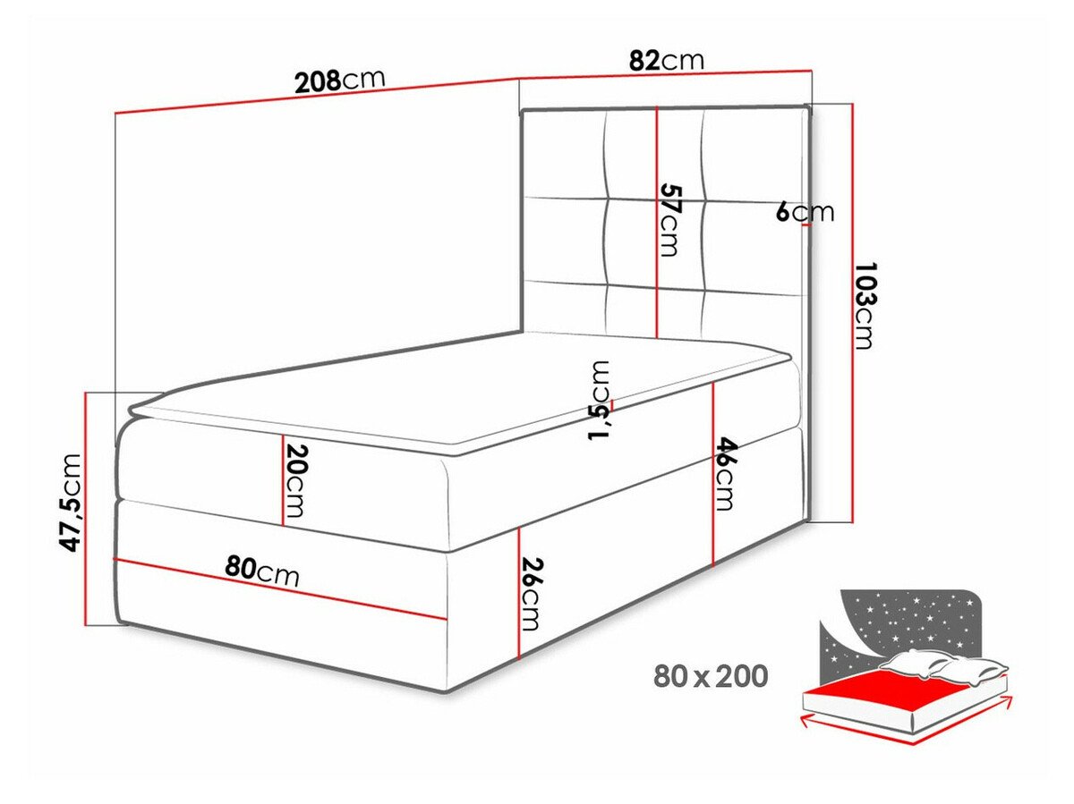 Lit boxspring Nomen (Soft 033)