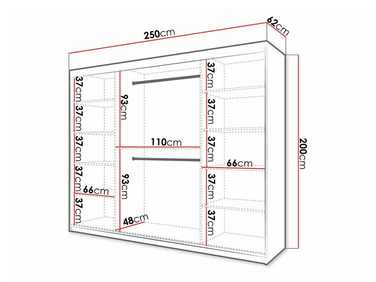 Armoire Hartford 339 (Noir)