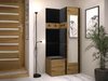 Meuble d'entrée Hartford 354 (Chêne Artisan + Noir)