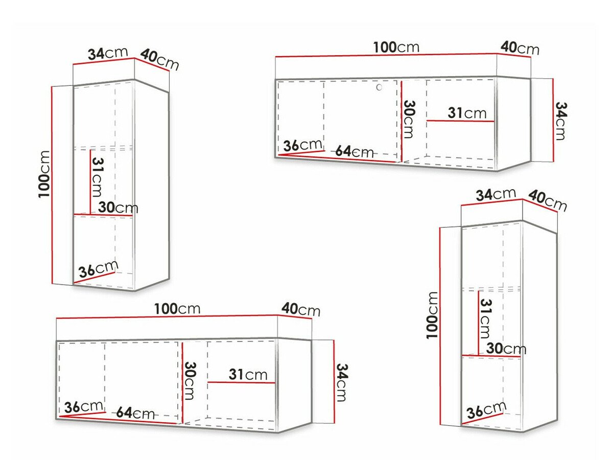 Ensemble de salon Anulio I (Blanc)