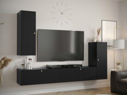 Ensemble de salon Elblaru 107 (Noir)