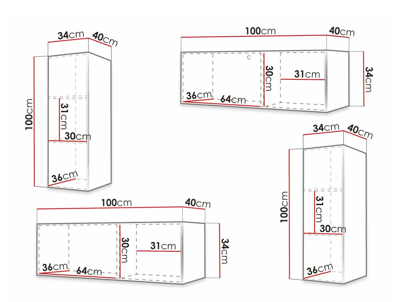 Ensemble de salon Elblaru 107 (Noir)