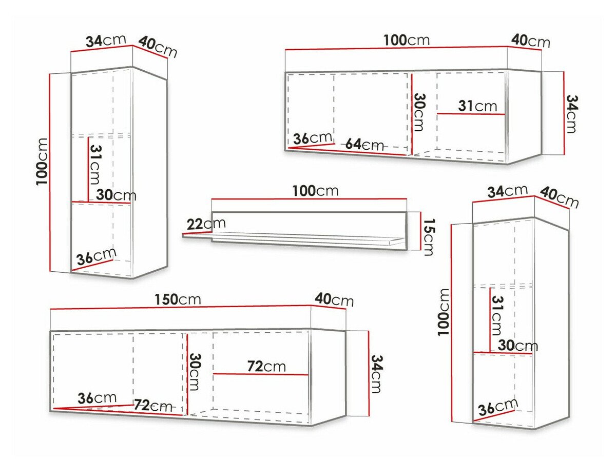 Ensemble de salon Elblaru 108 (Blanc)