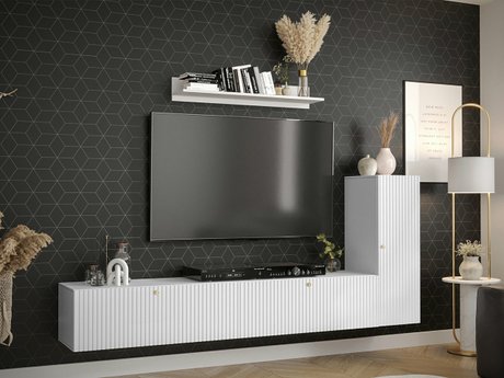 Ensemble de salon Elblaru 109 (Blanc)