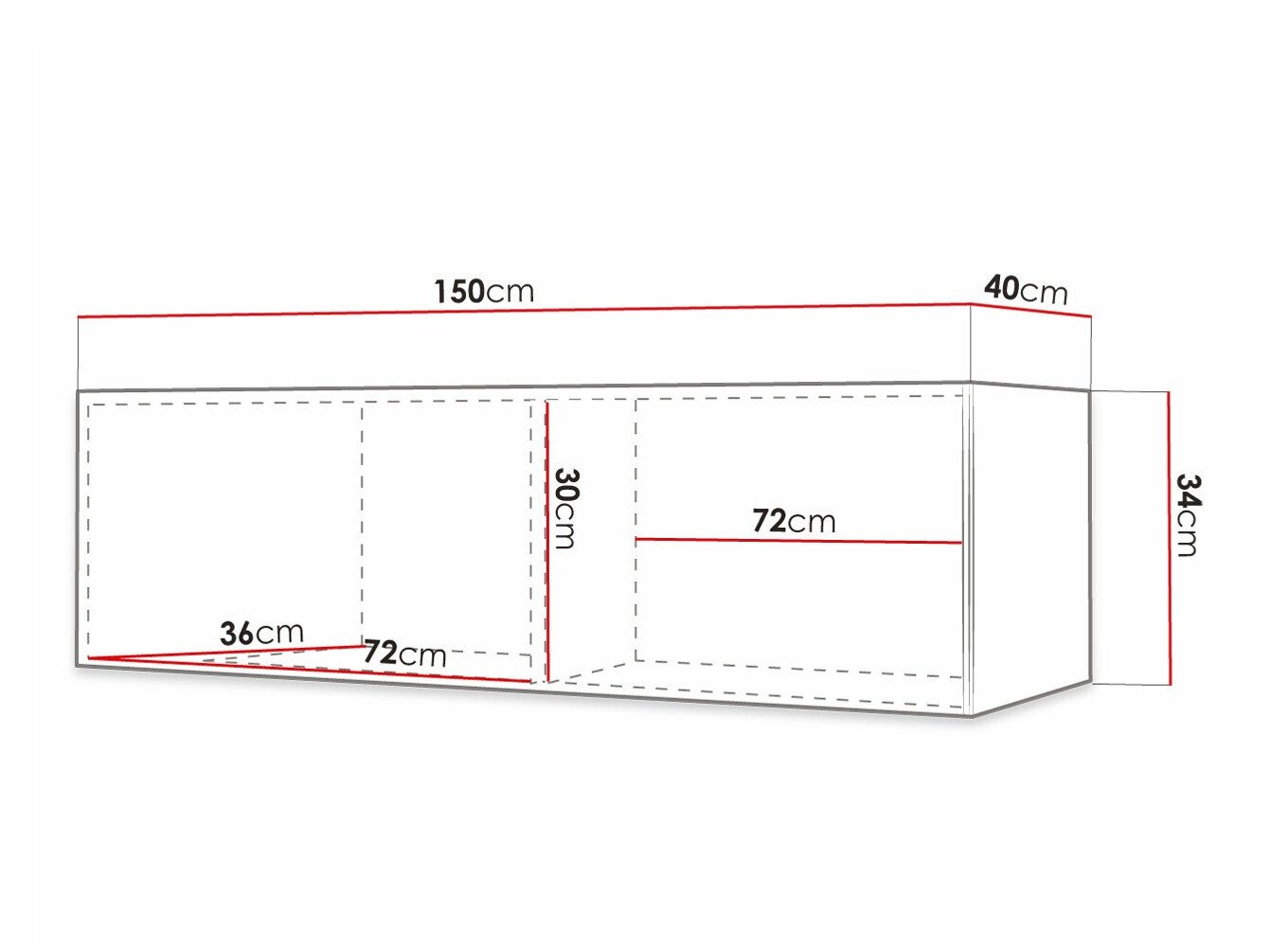 Meuble TV Anulio I (Noir)