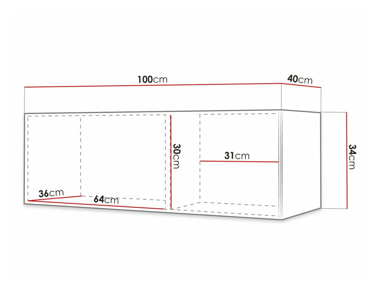 Meuble TV Elblaru 105 (Blanc)