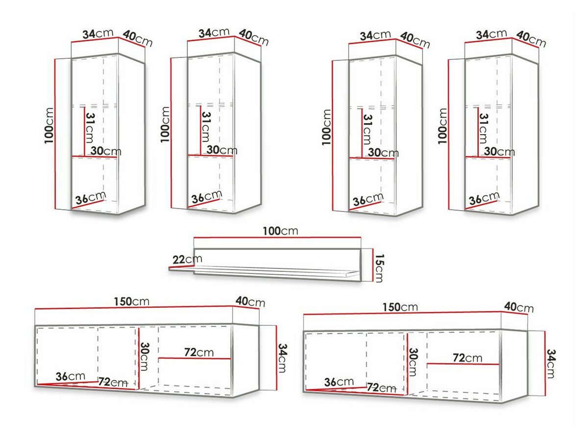 Ensemble de salon Anulio IV (Blanc)